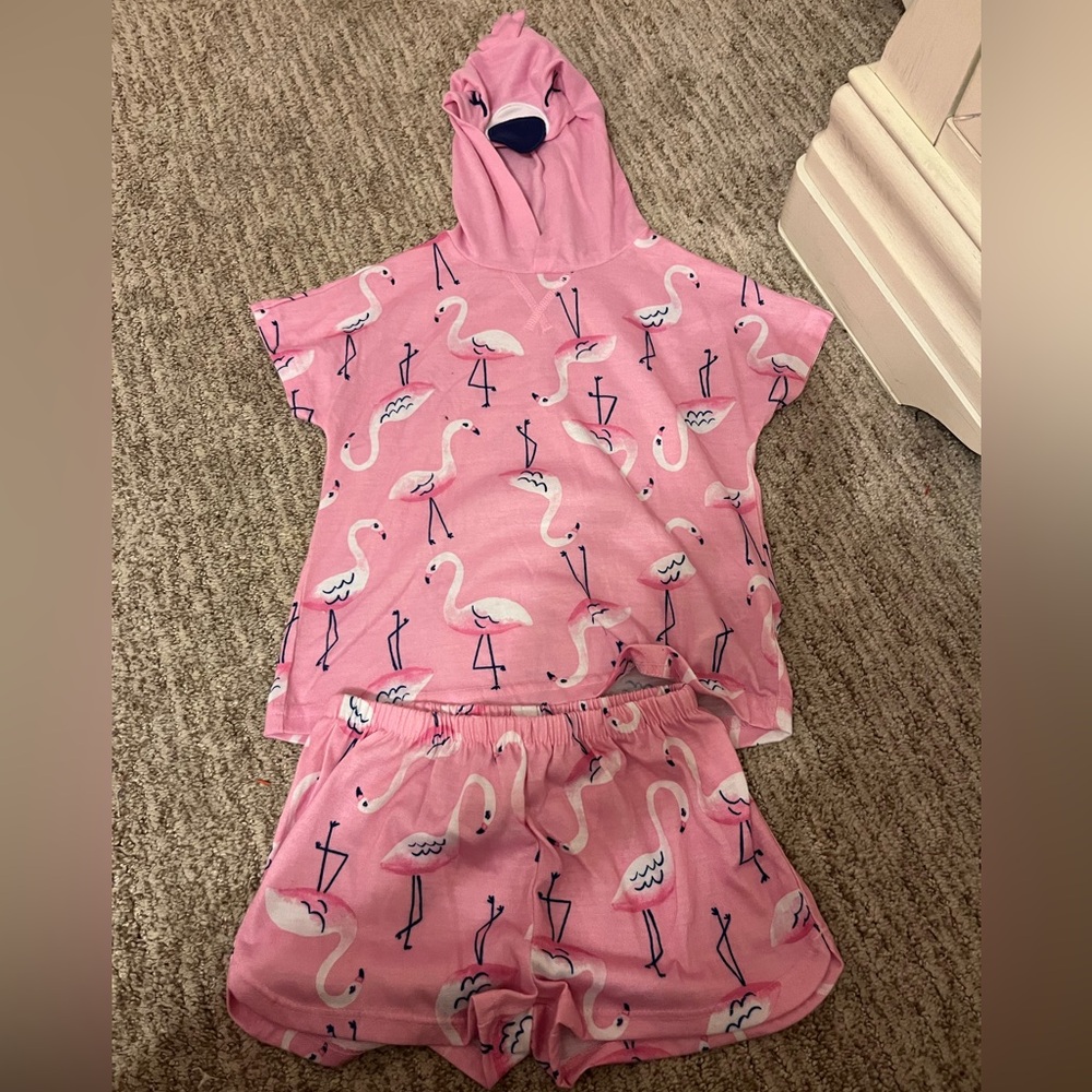 Pink flamingo set